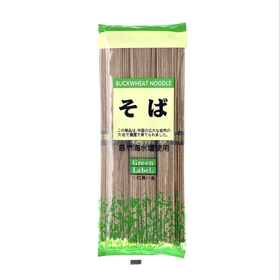 Sabor preto dietético do trigo mourisco da perda de peso seco 300g do estilo japonês de Soba dos macarronetes do Udon do Oem