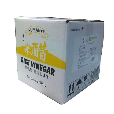 Vinagre fermentado natural do arroz de sushi no tambor macio de vidro 18L da garrafa 500ml