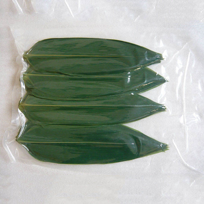 Folhas de bambu frescas Zongye 7.5cm do Sashimi da decoração do sushi
