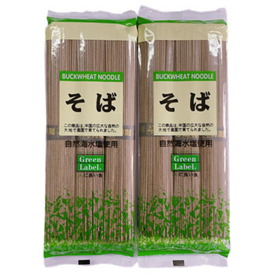 A qualidade japonesa 300g secou kosher dos macarronetes do trigo mourisco aprovado