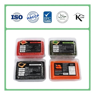 500g temperou culinárias de Roe Masago Orange For Japanese do badejo