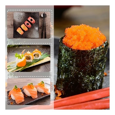 500g temperou culinárias de Roe Masago Orange For Japanese do badejo