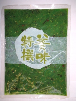 Salada congelada 1kg natural da alga de Japão no saco de plástico