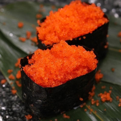 Badejo congelado ovas dos peixes de voo do sushi das ovas dos peixes do badejo de Masago Tobiko