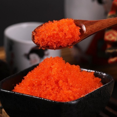 Badejo congelado ovas dos peixes de voo do sushi das ovas dos peixes do badejo de Masago Tobiko