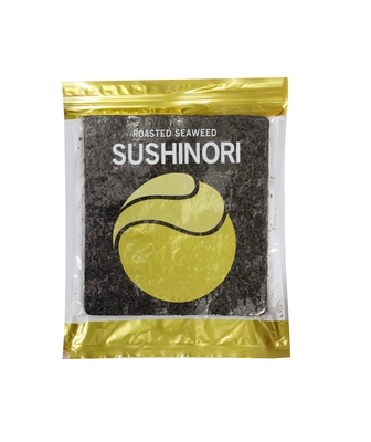 o sushi Nori Roasted Dried Seaweed do comprimento de 21cm 100 folhas embala