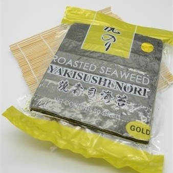 Alga Sushi Yaki Nori Seaweed Roasted 10 folhas