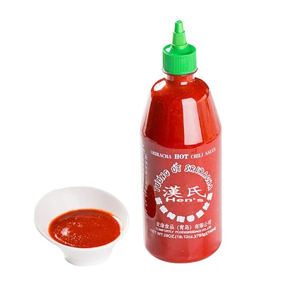 Restaurantes japoneses vermelhos Sriracha Chili Sauce do molho de tempero 793G