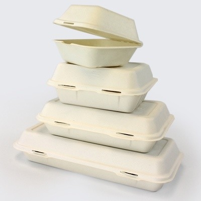 O serviço do alimento de Eco utiliza ferramentas o recipiente de alimento 1000ml afastado biodegradável