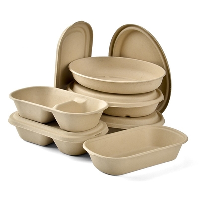 O serviço do alimento de Eco utiliza ferramentas o recipiente de alimento 1000ml afastado biodegradável