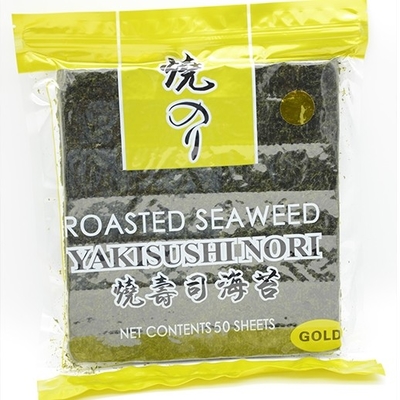 Sushi japonês Nori Seaweed Dried Algae Sheets de Yaki do vácuo do OEM