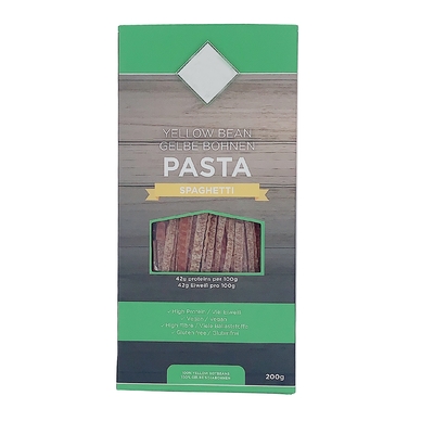 Macarronetes chineses orgânicos sem glúten kosher Halal Bean Pasta Spaghetti preto do feijão de soja