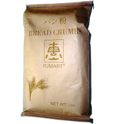 os pães ralados Panko do estilo japonês de 10kg 12mm lascam-se cor amarela