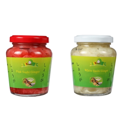 Sushi conservado orgânico fresco Ginger Sliced And Strip 160g/garrafa