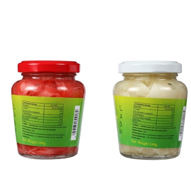 Sushi conservado orgânico fresco Ginger Sliced And Strip 160g/garrafa
