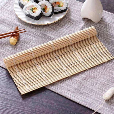 Os japoneses denominam o sushi 27cm de bambu Mat White Natural Color de 24cm