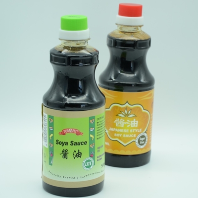 250ml estilo chinês Jade Bridge Soy Sauce Light escura para o supermercado