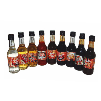 os feijões de soja naturais de 150ml 250ml iluminam o molho de soja escuro nenhuns aditivos