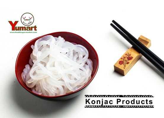 Macarronete Konjac Sugar Free Health Food de Shirataki do baixo carburador orgânico chinês