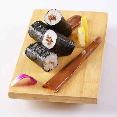 18cm Brown conservou a fatia da tira de Kanpyo do sushi nos sacos de plástico 100g