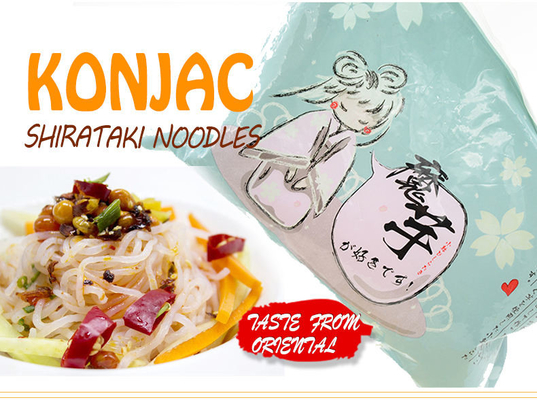 Baixas calorias do arroz Konjac sem glúten de Shirataki do macarronete Konjac de Shirataki