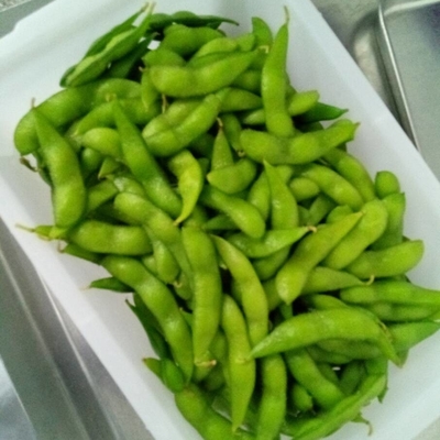 Edamame Beans Mukimame congelado 6cm IQF descascou Edamame In Pod