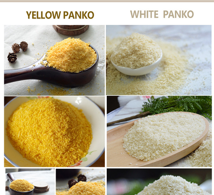 tamanho granulado branco da cor 5mm dos pães ralados de Panko do japonês do saco do retalho 500g