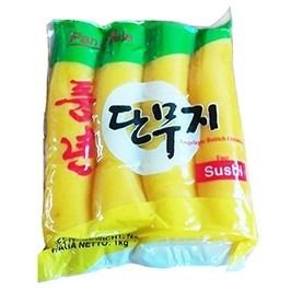 500g conservou a fatia de Ginger Radish Takuan Oshinko Strip do sushi